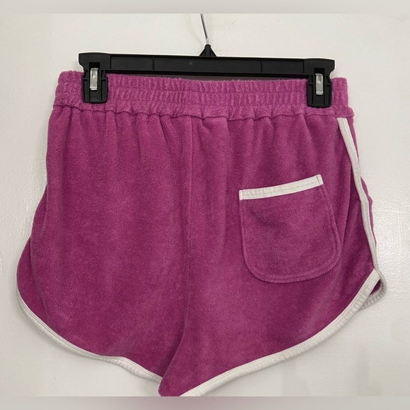 SPELL Miami Organic Cotton Terry Shorts Mauve Size Small - Picture 8 of 10